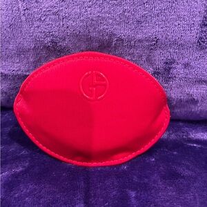 Giorgio Armani Red Mirror Compact with Case